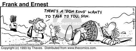 Cartoonist Bob Thaves Tom Thaves  Frank and Ernest 1993-09-10 