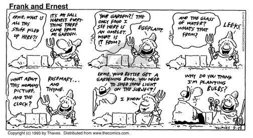 Cartoonist Bob Thaves Tom Thaves  Frank and Ernest 1993-09-19 