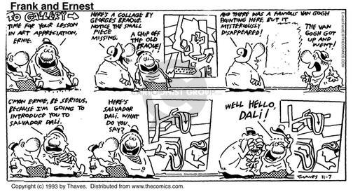 Cartoonist Bob Thaves Tom Thaves  Frank and Ernest 1993-11-07 