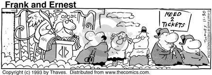 Cartoonist Bob Thaves Tom Thaves  Frank and Ernest 1993-11-30 