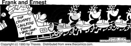 Cartoonist Bob Thaves Tom Thaves  Frank and Ernest 1993-12-24 