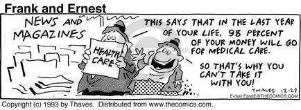 Cartoonist Bob Thaves Tom Thaves  Frank and Ernest 1993-12-29 