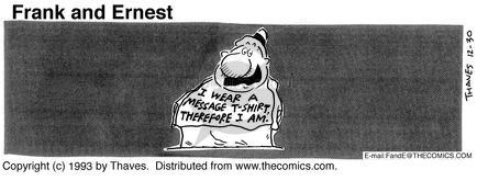Cartoonist Bob Thaves Tom Thaves  Frank and Ernest 1993-12-30 