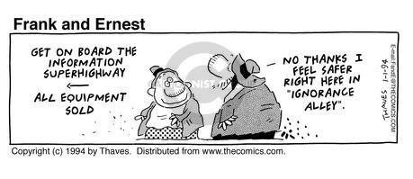 Cartoonist Bob Thaves Tom Thaves  Frank and Ernest 1994-01-01 