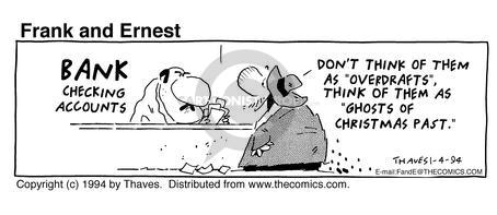 Cartoonist Bob Thaves Tom Thaves  Frank and Ernest 1994-01-04 