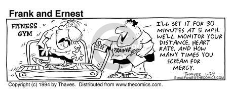 Cartoonist Bob Thaves Tom Thaves  Frank and Ernest 1994-01-29 