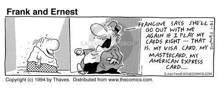 Cartoonist Bob Thaves Tom Thaves  Frank and Ernest 1994-01-31 