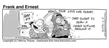 Cartoonist Bob Thaves Tom Thaves  Frank and Ernest 1994-02-10 