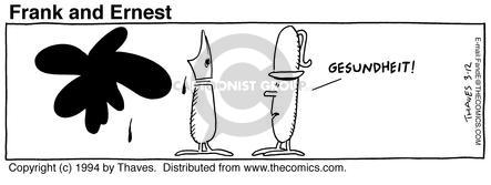 Cartoonist Bob Thaves Tom Thaves  Frank and Ernest 1994-03-12 