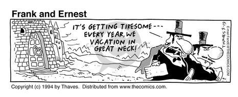 Cartoonist Bob Thaves Tom Thaves  Frank and Ernest 1994-03-19 