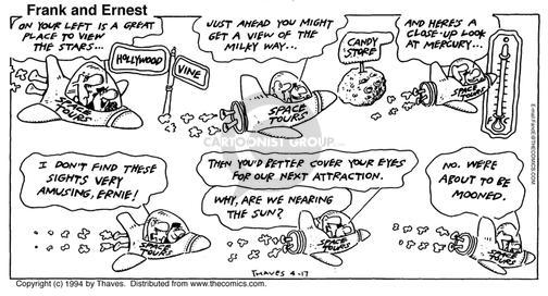 Cartoonist Bob Thaves Tom Thaves  Frank and Ernest 1994-04-17 