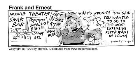 Cartoonist Bob Thaves Tom Thaves  Frank and Ernest 1994-04-30 