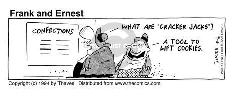 Cartoonist Bob Thaves Tom Thaves  Frank and Ernest 1994-05-06 