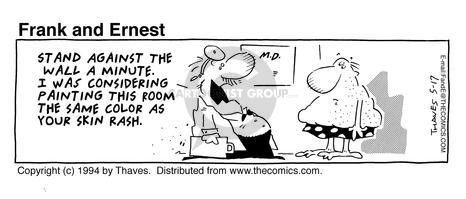 Cartoonist Bob Thaves Tom Thaves  Frank and Ernest 1994-05-17 