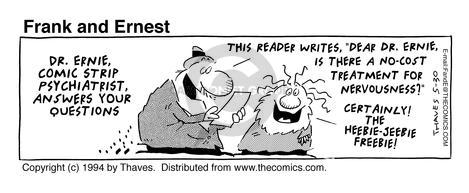 Cartoonist Bob Thaves Tom Thaves  Frank and Ernest 1994-05-30 