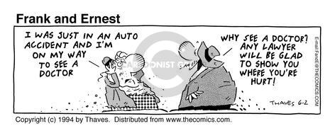 Cartoonist Bob Thaves Tom Thaves  Frank and Ernest 1994-06-02 