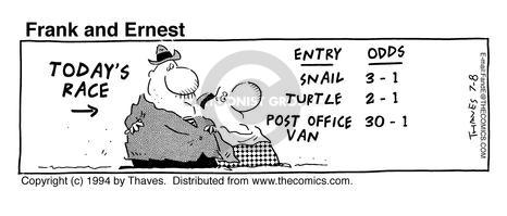 Cartoonist Bob Thaves Tom Thaves  Frank and Ernest 1994-07-08 