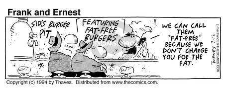 Cartoonist Bob Thaves Tom Thaves  Frank and Ernest 1994-07-12 