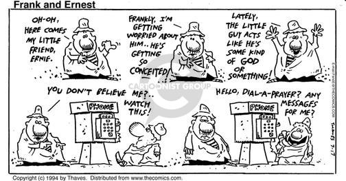 Cartoonist Bob Thaves Tom Thaves  Frank and Ernest 1994-07-17 