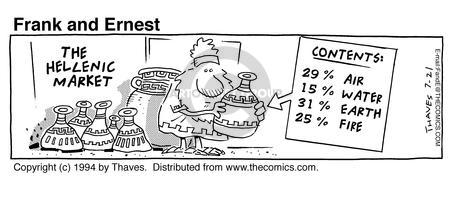 Cartoonist Bob Thaves Tom Thaves  Frank and Ernest 1994-07-21 