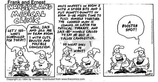 Cartoonist Bob Thaves Tom Thaves  Frank and Ernest 1994-07-31 