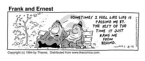 Cartoonist Bob Thaves Tom Thaves  Frank and Ernest 1994-08-10 