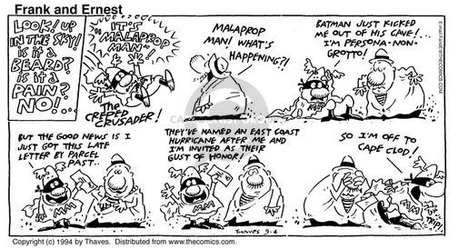 Cartoonist Bob Thaves Tom Thaves  Frank and Ernest 1994-09-04 