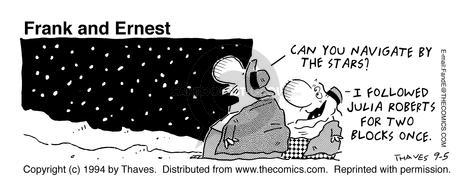 Cartoonist Bob Thaves Tom Thaves  Frank and Ernest 1994-09-05 