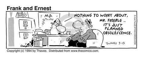 Cartoonist Bob Thaves Tom Thaves  Frank and Ernest 1994-09-15 