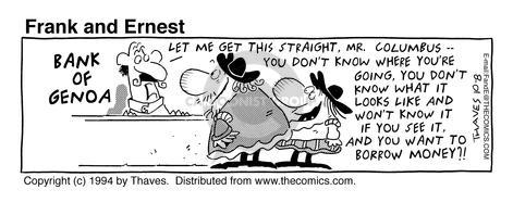 Cartoonist Bob Thaves Tom Thaves  Frank and Ernest 1994-10-08 