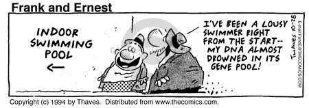 Cartoonist Bob Thaves Tom Thaves  Frank and Ernest 1994-10-28 