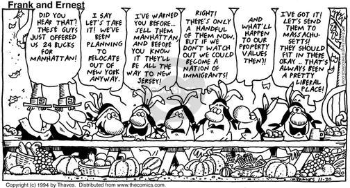 Cartoonist Bob Thaves Tom Thaves  Frank and Ernest 1994-11-20 