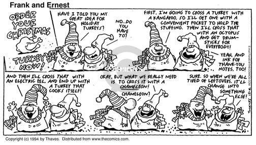 Cartoonist Bob Thaves Tom Thaves  Frank and Ernest 1994-12-04 