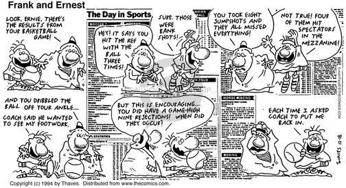 Cartoonist Bob Thaves Tom Thaves  Frank and Ernest 1994-12-18 