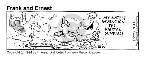 Cartoonist Bob Thaves Tom Thaves  Frank and Ernest 1994-12-22 