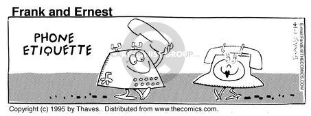 Cartoonist Bob Thaves Tom Thaves  Frank and Ernest 1995-01-14 