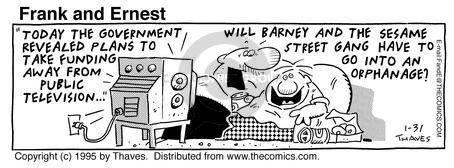 Cartoonist Bob Thaves Tom Thaves  Frank and Ernest 1995-01-31 