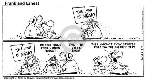 Cartoonist Bob Thaves Tom Thaves  Frank and Ernest 1995-03-05 