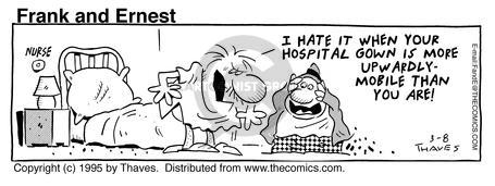 Cartoonist Bob Thaves Tom Thaves  Frank and Ernest 1995-03-08 