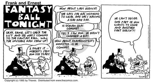 Cartoonist Bob Thaves Tom Thaves  Frank and Ernest 1995-03-12 