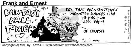 Cartoonist Bob Thaves Tom Thaves  Frank and Ernest 1995-04-14 