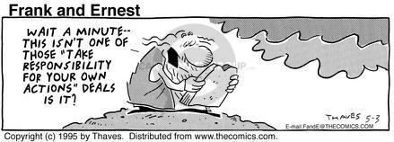 Cartoonist Bob Thaves Tom Thaves  Frank and Ernest 1995-05-03 
