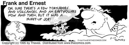 Cartoonist Bob Thaves Tom Thaves  Frank and Ernest 1995-05-17 