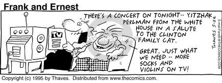 Cartoonist Bob Thaves Tom Thaves  Frank and Ernest 1995-05-24 