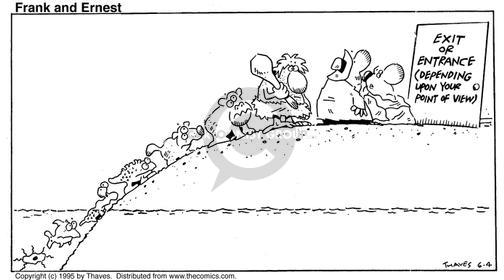 Cartoonist Bob Thaves Tom Thaves  Frank and Ernest 1995-06-04 