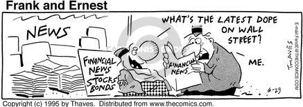 Cartoonist Bob Thaves Tom Thaves  Frank and Ernest 1995-06-29 