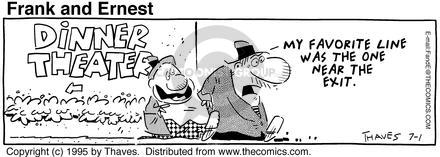 Cartoonist Bob Thaves Tom Thaves  Frank and Ernest 1995-07-01 