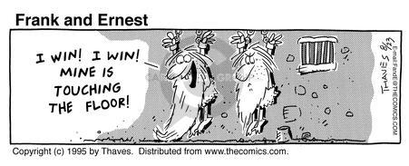 Cartoonist Bob Thaves Tom Thaves  Frank and Ernest 1995-08-23 