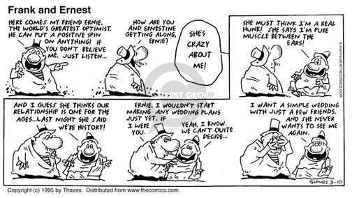 Cartoonist Bob Thaves Tom Thaves  Frank and Ernest 1995-09-10 