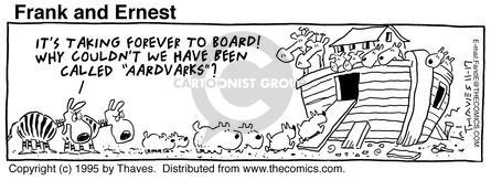 Cartoonist Bob Thaves Tom Thaves  Frank and Ernest 1995-11-17 